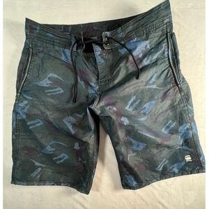 G-Star Raw Divad Cord Mens Large Swim Shorts Blue Camo  D04575-9023-8216